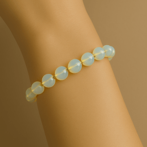 Ay taşı doğal taş bileklik – el yapımı, sade ve zamansız tasarım